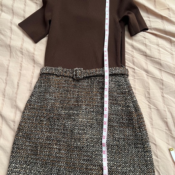 Theory Combo Brown Dress S - Picture 7 of 13